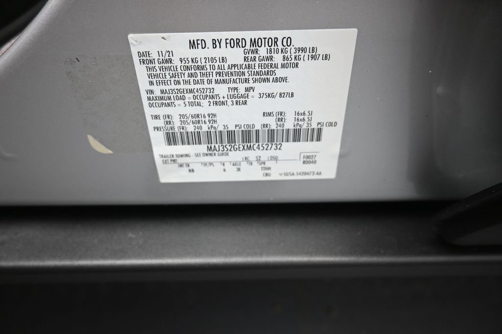 Used 2021 Ford EcoSport SE w/ SE Convenience Package FWD image 19