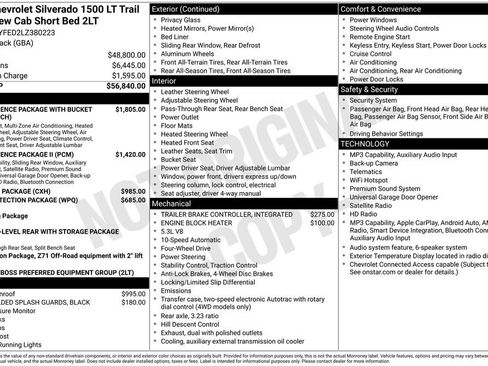 Certified 2020 Chevrolet Silverado 1500 LT Trail Boss AWD/4WD image 11
