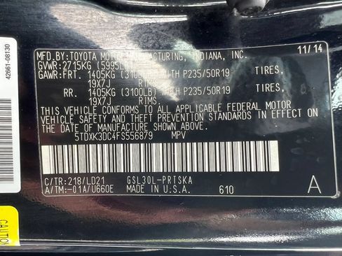 Used 2015 Toyota Sienna SE Premium FWD image 47
