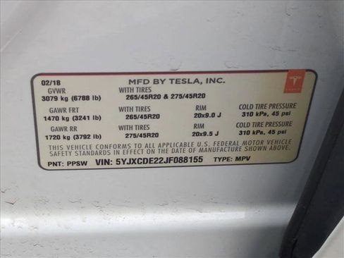 Used 2018 Tesla Model X P100D image 24