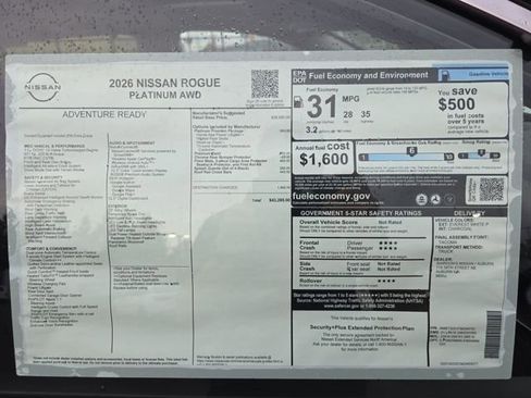 New 2026 Nissan Rogue Platinum w/ Platinum Premium Package image 31