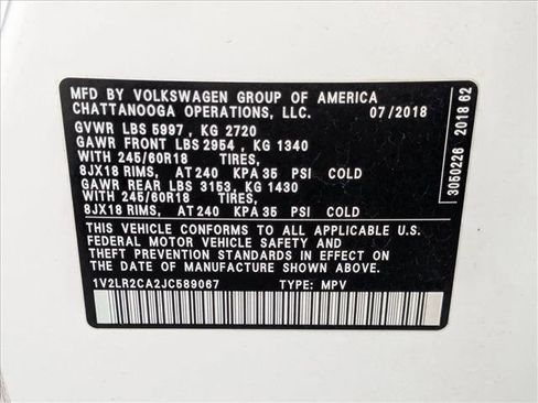 Used 2018 Volkswagen Atlas SE image 27