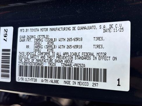 Certified 2025 Toyota Tacoma SR5 RWD image 27