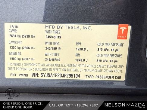 Used 2018 Tesla Model S 100D AWD/4WD image 55