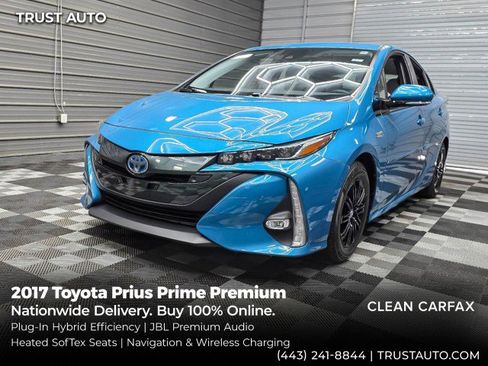 Used 2017 Toyota Prius Prime Premium FWD image 1