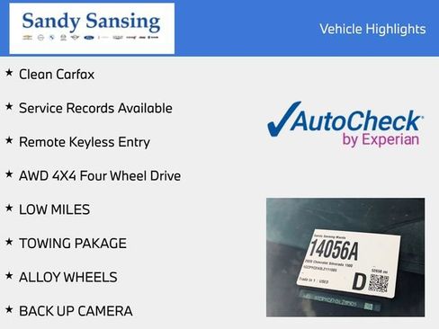 Used 2020 Chevrolet Silverado 1500 Custom Trail Boss w/ Infotainment Package AWD/4WD image 7