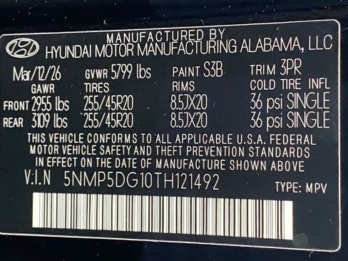 New 2026 Hyundai Santa Fe Calligraphy AWD/4WD image 46