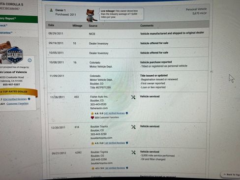 Used 2011 Toyota Corolla S image 15