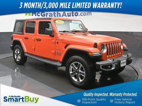 Used 2018 Jeep Wrangler Unlimited Sahara w/ Dual Top Group image 1
