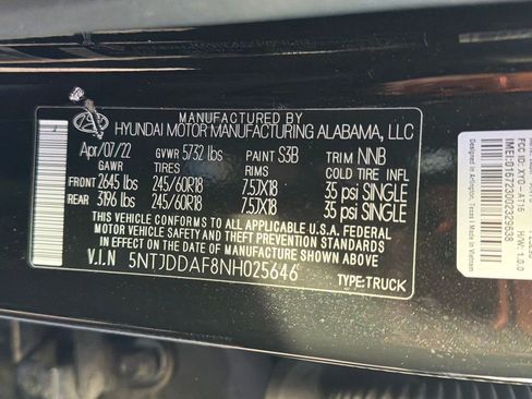 Certified 2022 Hyundai Santa Cruz SEL Premium image 51