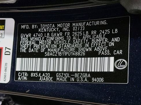 Used 2023 Lexus ES 350 w/ Accessory Package (Z2) FWD image 25