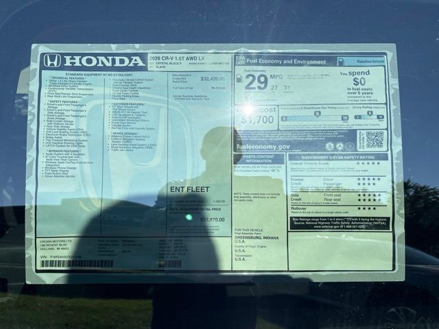 New 2026 Honda CR-V LX image 4