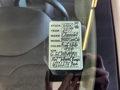 Used 2019 Chevrolet Silverado 3500 W/T w/ WT Convenience Package image 12