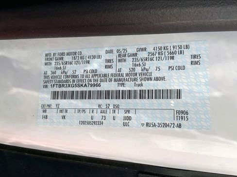 New 2025 Ford Transit 250 Cargo Van image 18