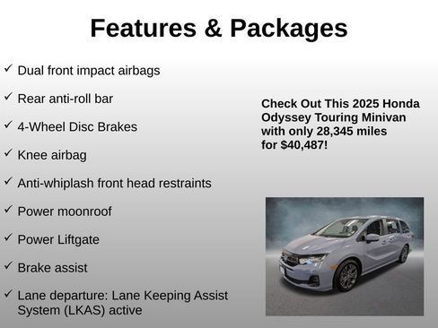 Certified 2025 Honda Odyssey Touring image 20