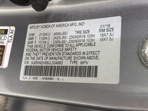 Used 2018 Honda CR-V EX-L image 10