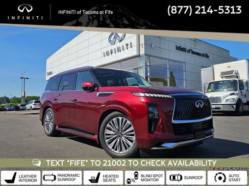 Used 2025 INFINITI QX80 Sensory w/ Premium Cargo Package AWD/4WD image 1