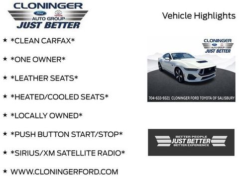 Used 2025 Ford Mustang GT Premium w/ 60th Anniversary Package RWD image 3
