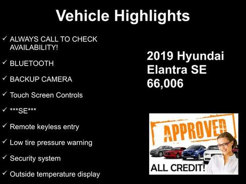 Used 2019 Hyundai Elantra SE w/ Cargo Package image 9