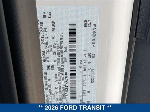 New 2026 Ford Transit 250 T250 RWD image 19