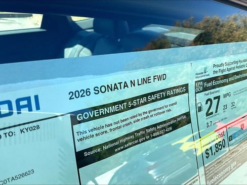 New 2026 Hyundai Sonata N Line FWD image 12