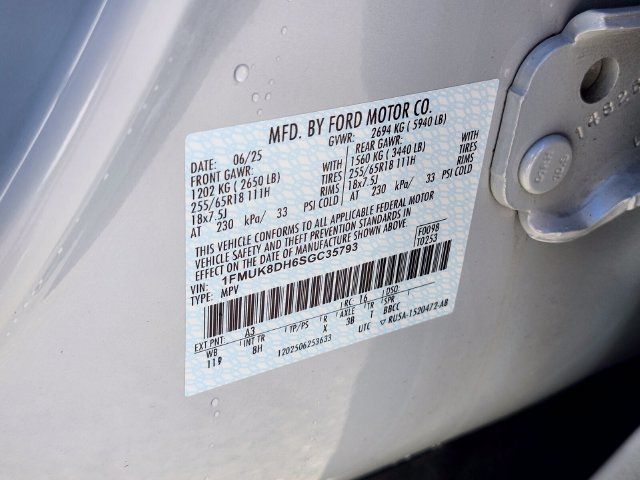 Certified 2025 Ford Explorer Active AWD/4WD image 36