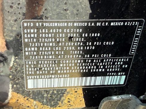 Certified 2023 Volkswagen Taos SE AWD/4WD image 23