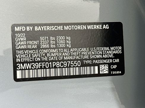 Used 2023 BMW 330e w/ M Sport Package RWD image 24