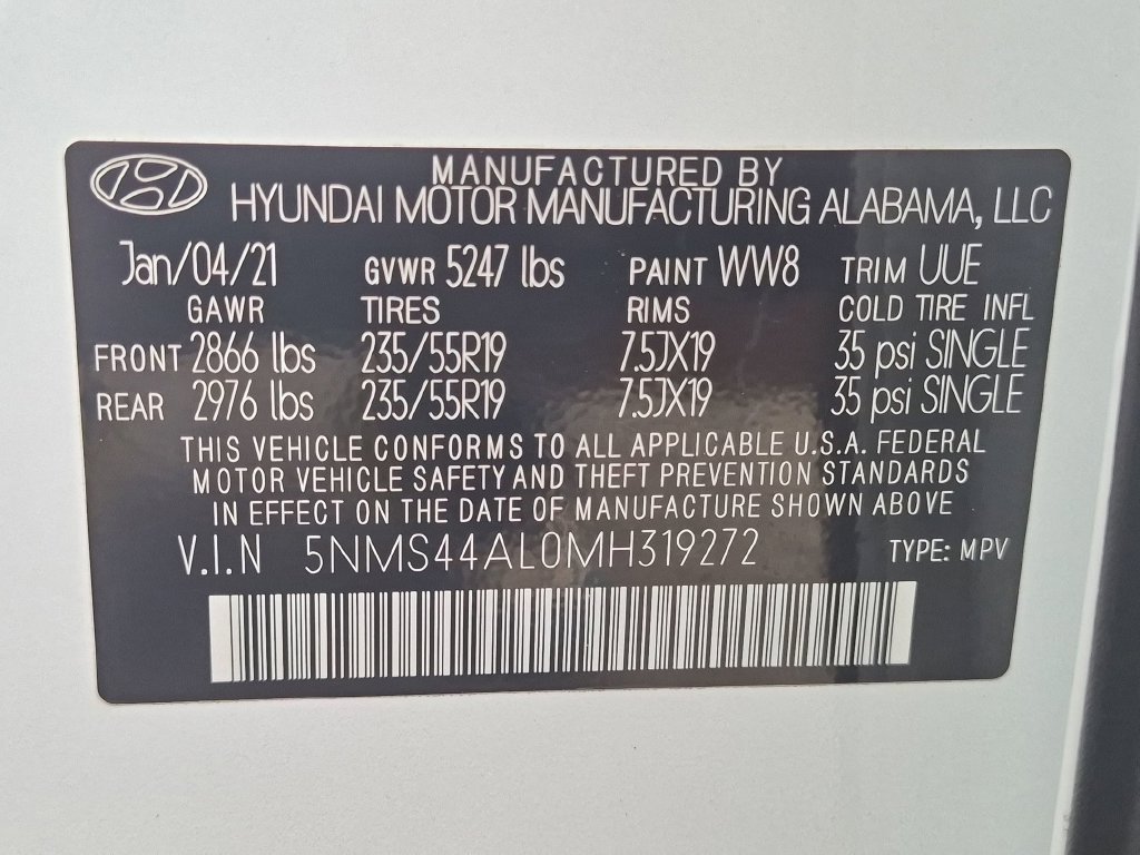 Used 2021 Hyundai Santa Fe Limited FWD image 33