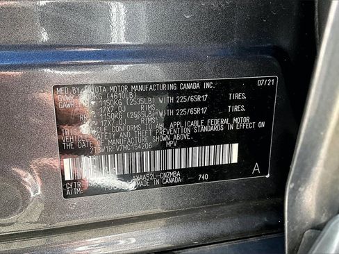 Used 2021 Toyota RAV4 XLE image 16