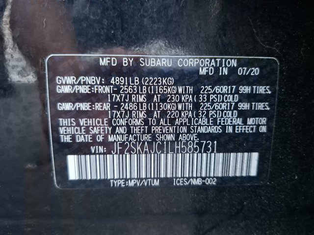 Used 2020 Subaru Forester Premium w/ Popular Package #1 AWD/4WD image 34