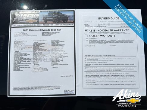 Certified 2023 Chevrolet Silverado 1500 RST w/ Z71 Off-Road Package AWD/4WD image 12