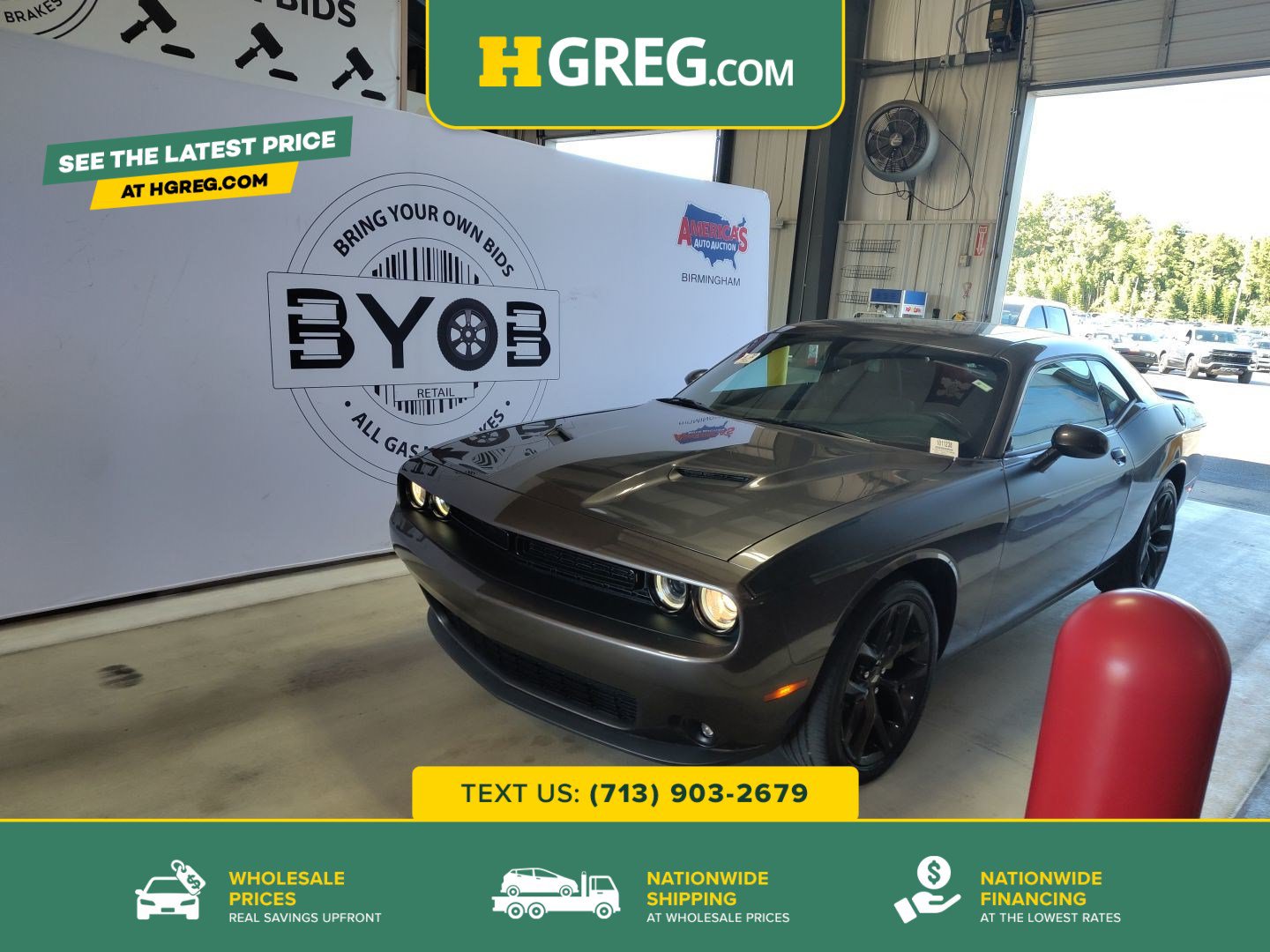 Used 2023 Dodge Challenger SXT w/ Blacktop Package RWD image 1