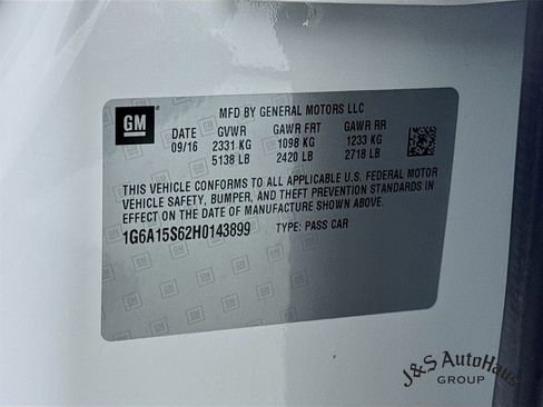 Used 2017 Cadillac CTS V w/ Luxury Package image 2