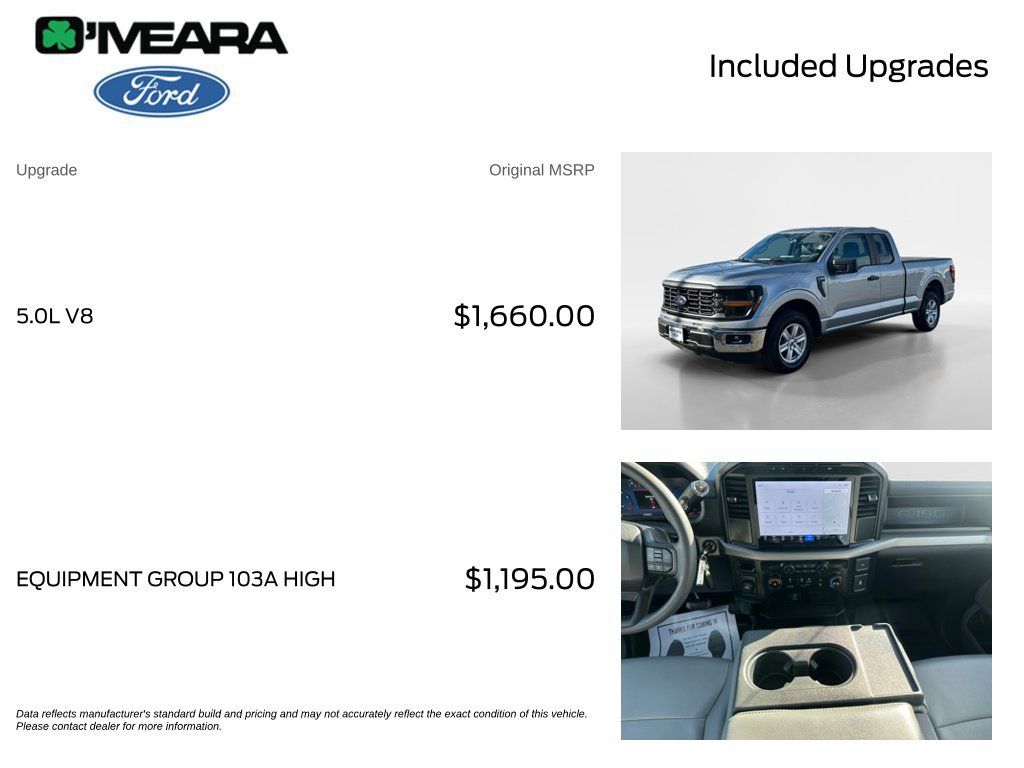 Used 2024 Ford F150 XL w/ Equipment Group 103A High RWD image 4