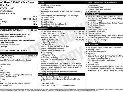 Used 2026 GMC Sierra 2500 AT4X w/ Snow Plow Prep/Camper Package AWD/4WD image 41