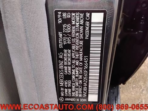 Used 1995 Mercedes-Benz C 220 Sedan image 18