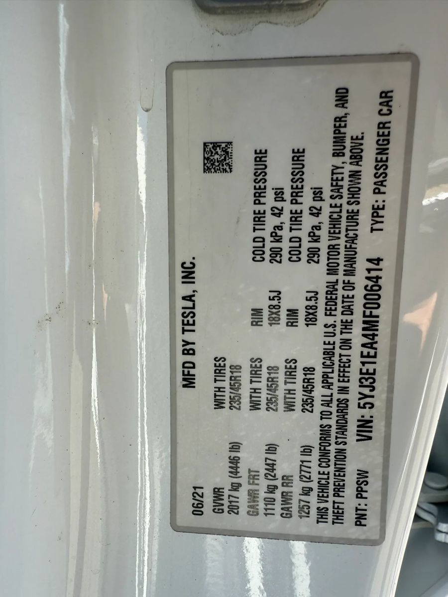 Used 2021 Tesla Model 3 Standard Range Plus RWD image 31