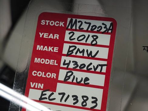 Used 2018 BMW 430i Convertible RWD image 30