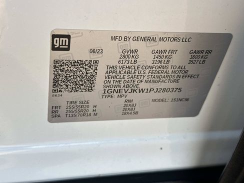 Certified 2023 Chevrolet Traverse RS w/ LPO, Floor Liner Package AWD/4WD image 17