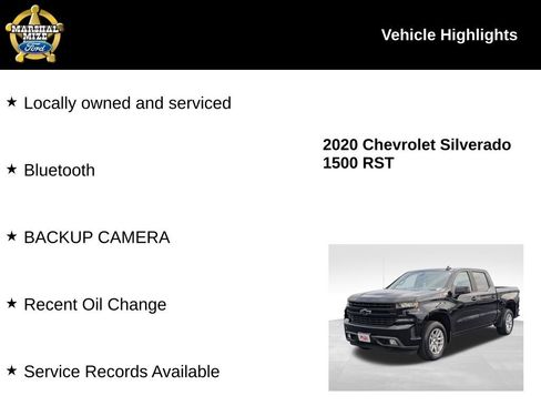 Used 2020 Chevrolet Silverado 1500 RST image 2