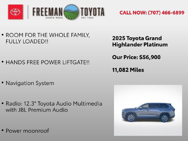 Certified 2025 Toyota Grand Highlander AWD image 10