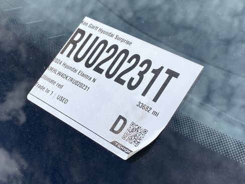 Certified 2024 Hyundai Elantra N FWD image 31