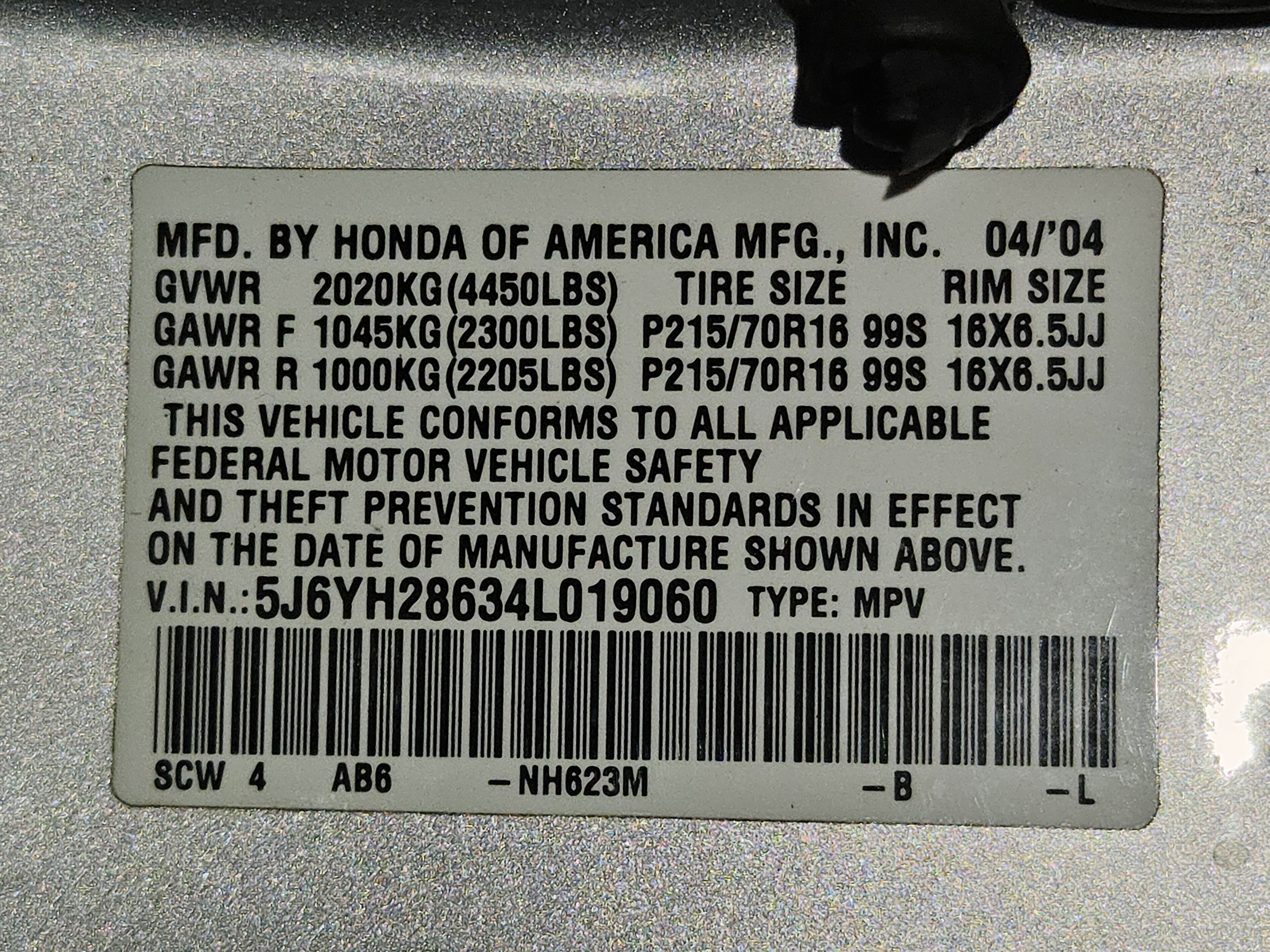 Used 2004 Honda Element EX image 46