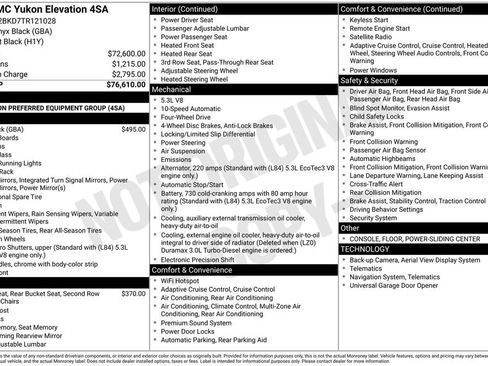 Used 2026 GMC Yukon Elevation AWD/4WD image 27
