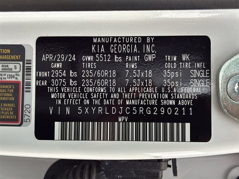 Used 2024 Kia Sorento S w/ Panoramic Sunroof Package image 31