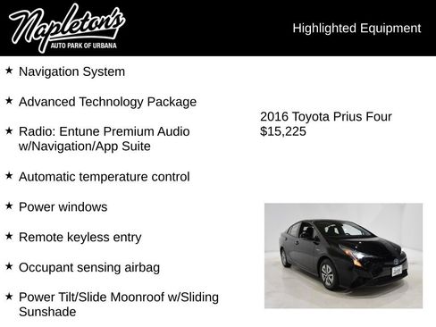 Used 2016 Toyota Prius Four image 15