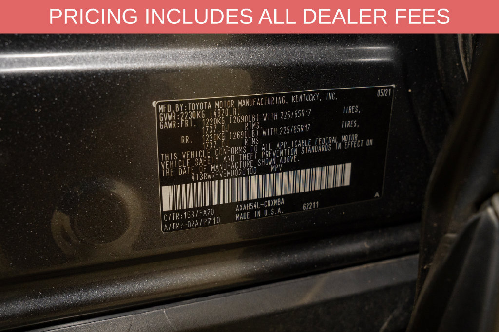 Used 2021 Toyota RAV4 XLE AWD/4WD image 19