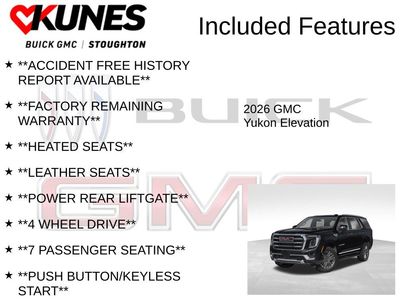 New 2026 GMC Yukon Elevation
