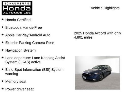 Used 2025 Honda Accord Touring image 7